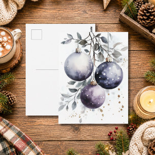 Weihnachtsgrußkarte zum Fest Postkarte
