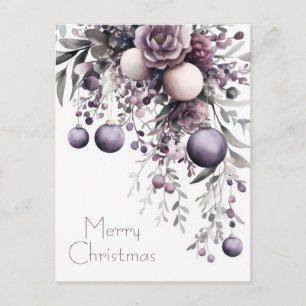 Weihnachtsgrußkarte zum Fest Postkarte