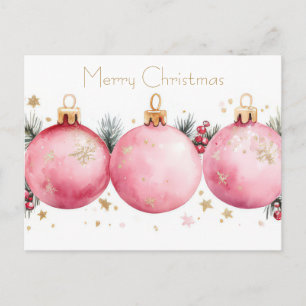 Weihnachtsgrußkarte zum Fest Postkarte