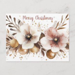 Weihnachtsgrußkarte zum Fest Postkarte