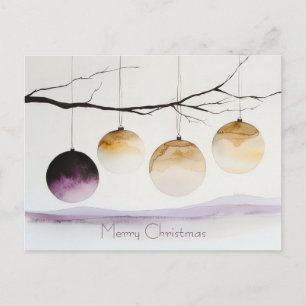 Weihnachtsgrußkarte zum Fest Postkarte