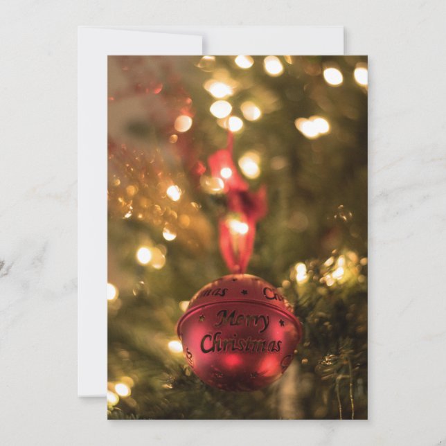 Weihnachtsgrußkarten Feiertagskarte (Vorderseite)