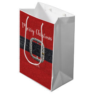 Weihnachtsgürtel frohe Weihnachten Mittlere Geschenktüte