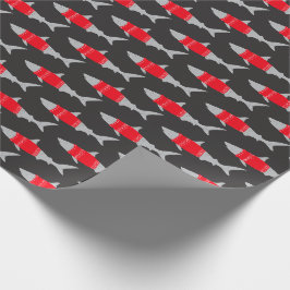 Weihnachtshaie in Ugly Festive Jumpers Geschenkpapier