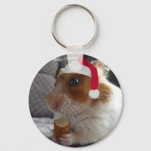 WeihnachtsHamster - Schlüsselkette Schlüsselanhänger