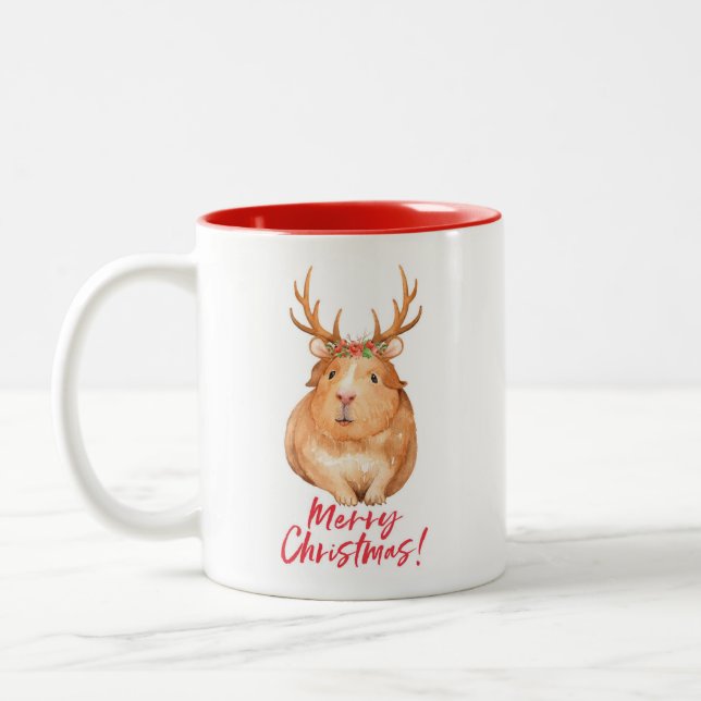 Weihnachtshamster zwei tonte Tasse (Links)