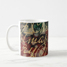 Weihnachtshanddrucktinten 11 oz. kaffeetasse
