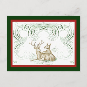 Weihnachtshändler Feiertagspostkarte