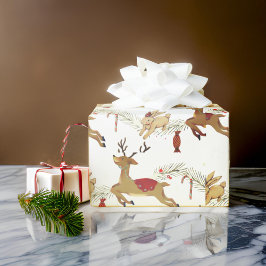 Weihnachtshändler | Kaninchenwackelpapier Geschenkpapier