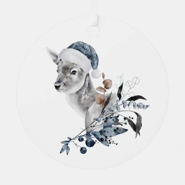 Weihnachtshändler Ornament Aus Metall (Vorderseite)