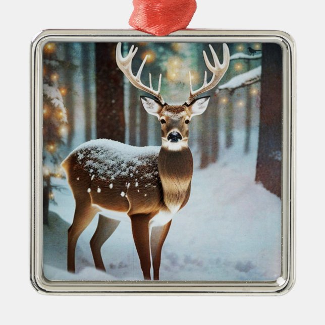 Weihnachtshändler Ornament Aus Metall (Vorne)