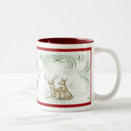 Weihnachtshändler Zweifarbige Tasse