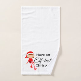 Weihnachtshandtuch - Elf Tastic 1 Handtuch
