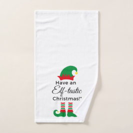 Weihnachtshandtuch - Elf Tastic 3 Handtuch