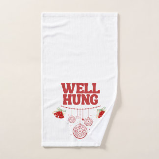 Weihnachtshandtuch - Hung Red Handtuch