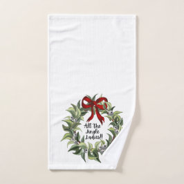 Weihnachtshandtuch - Jingle Ladys Wreath Handtuch
