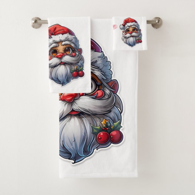Weihnachtshandtuch-Set Badhandtuch Set (Insitu)