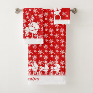 Weihnachtshandtuch Sets Personalisiert Urlaubstüch