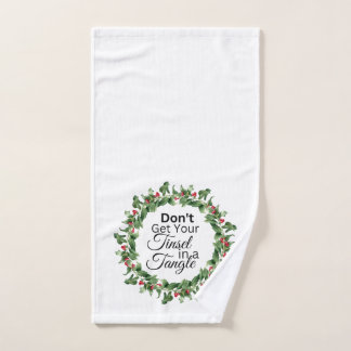 Weihnachtshandtuch - Tinsel-Wrack Handtuch