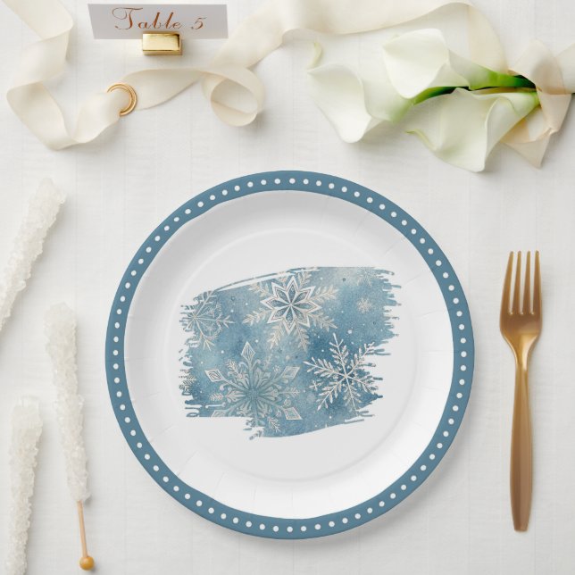 Weihnachtshandwerk Party Pappteller (Hochzeit)