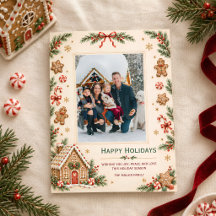 Weihnachtshaus aus Lebkuchen Familie Weihnachten G