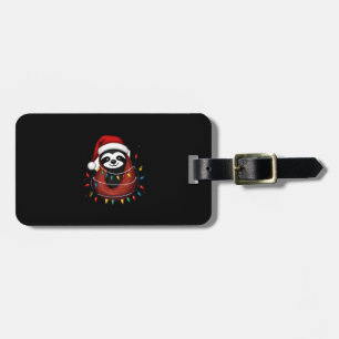 Weihnachtshemd für Faultierliebhaber-Geschenk Sant Gepäckanhänger