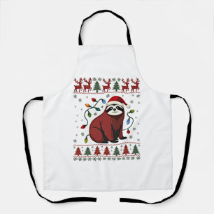 Weihnachtshemd für Faultierliebhaber-Geschenk Sant Schürze