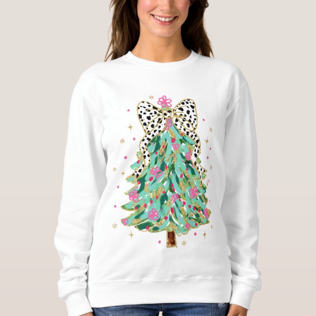 Weihnachtshemd für Frauen Sweatshirt (Vorderseite)