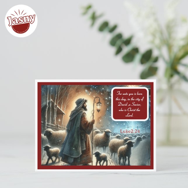Weihnachtshepherd Postkarte (Von Creator hochgeladen)