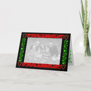 Weihnachtsherz Feiertagskarte