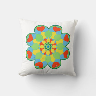 Weihnachtsherz Mandala Kissen