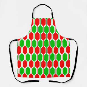Weihnachtshexagonen Schürze