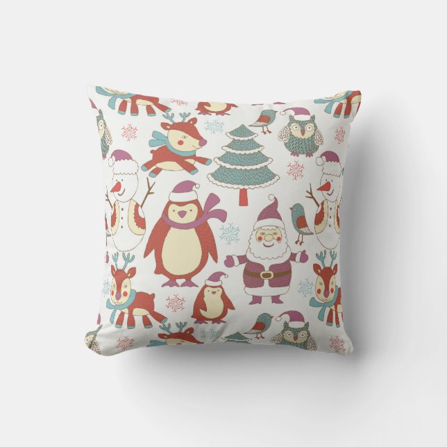 WeihnachtsHintergrund Kissen (Vorderseite)