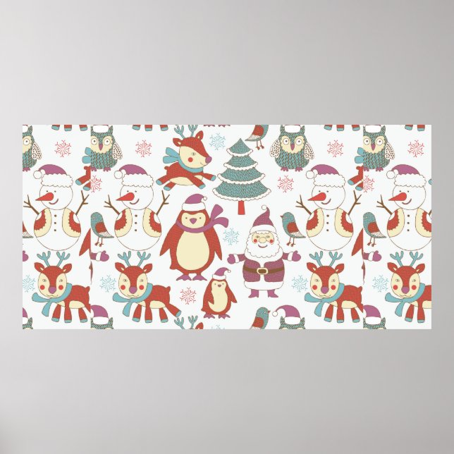 WeihnachtsHintergrund Poster (Vorne)