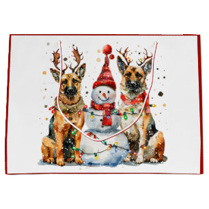 Weihnachtshirdhunde Große Geschenktüte