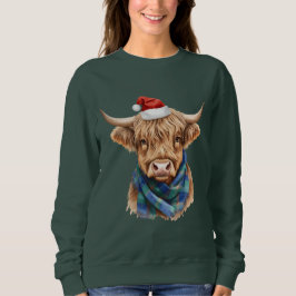Weihnachtshochlandkuh Sweatshirt