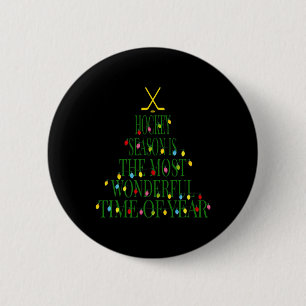 Weihnachtshockey - Die schönste Zeit des Jahres Button
