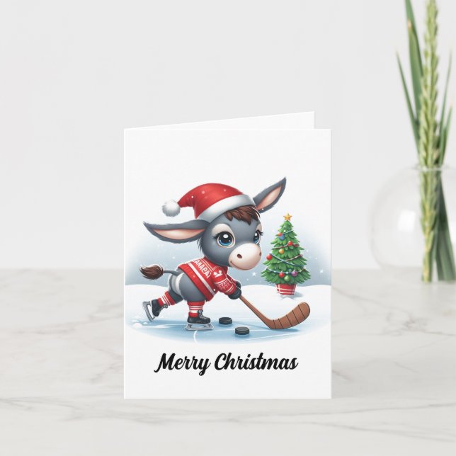 WeihnachtsHockey Donkey Weihnachten (Vorderseite)