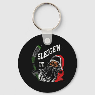 Weihnachtshockey - Santa - Sleigh'n It Hockey Schlüsselanhänger
