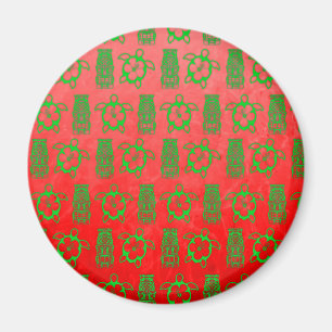 Weihnachtshonu und Tiki Magnet