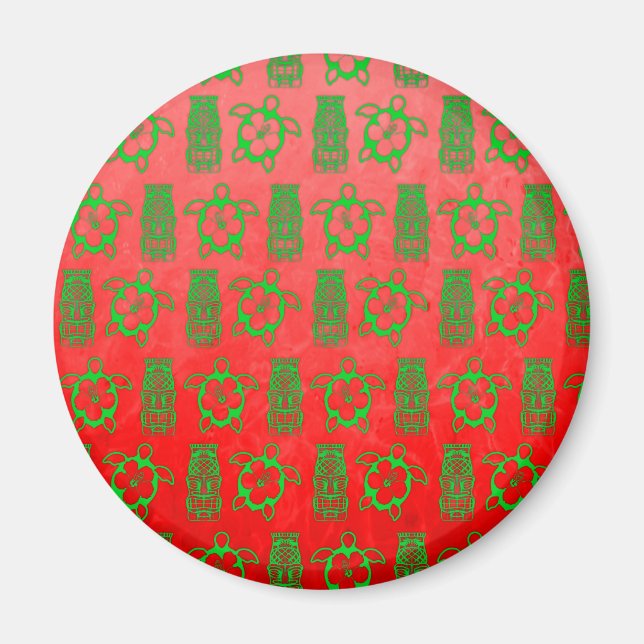 Weihnachtshonu und Tiki Magnet (Vorne)