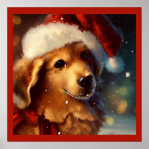 Weihnachtshund 4 poster
