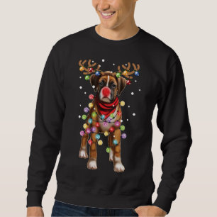Weihnachtshund, Boxer, Hund Lover Sweatshirt