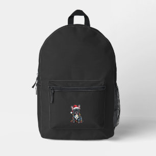 Weihnachtshund Französische Bulldogge Weihnachten  Bedruckter Rucksack