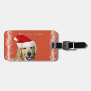 Weihnachtshund Gepäckanhänger