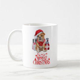 Weihnachtshund Kaffeetasse