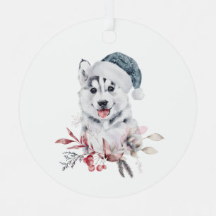 Weihnachtshund Ornament Aus Metall