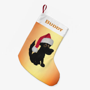 Weihnachtshund Personalisiert Kleiner Weihnachtsstrumpf