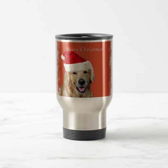 Weihnachtshund Reisebecher (Mittel)