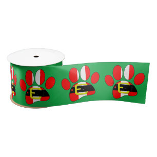 Weihnachtshund Satinband